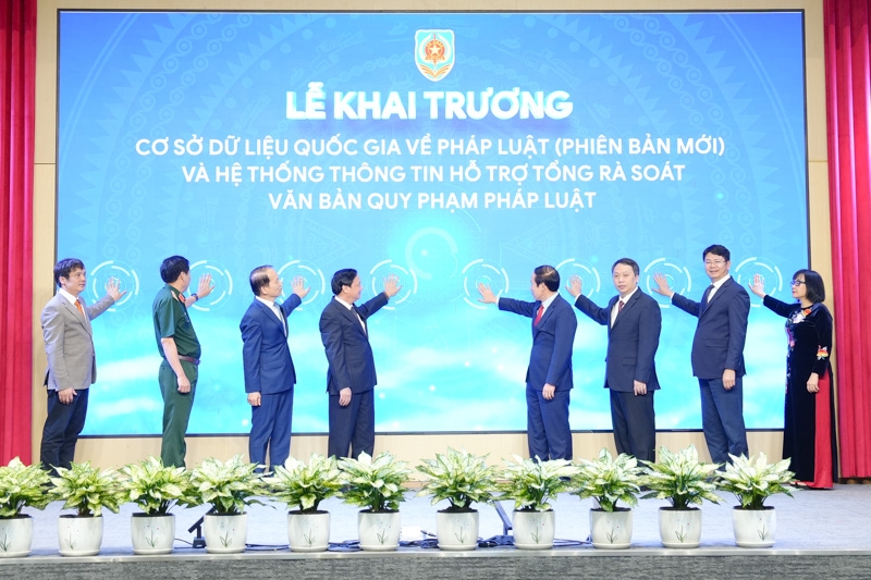 Einweihung der nationalen Rechtsdatenbank (neue Version)